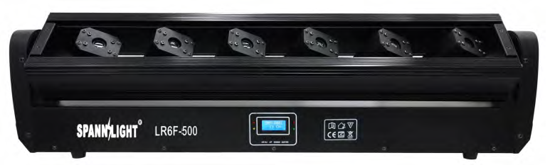 LR6F500 BARRA CON 6 CABEZAS LASER RGB 6x500mW