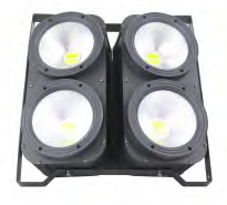 PACKDEF562FC PACK DE 2 CEGADORAS DEF 562 LED 4x100W BLANCO FRIO/CALIDO + FLIGHT CASSE 2 IN 1