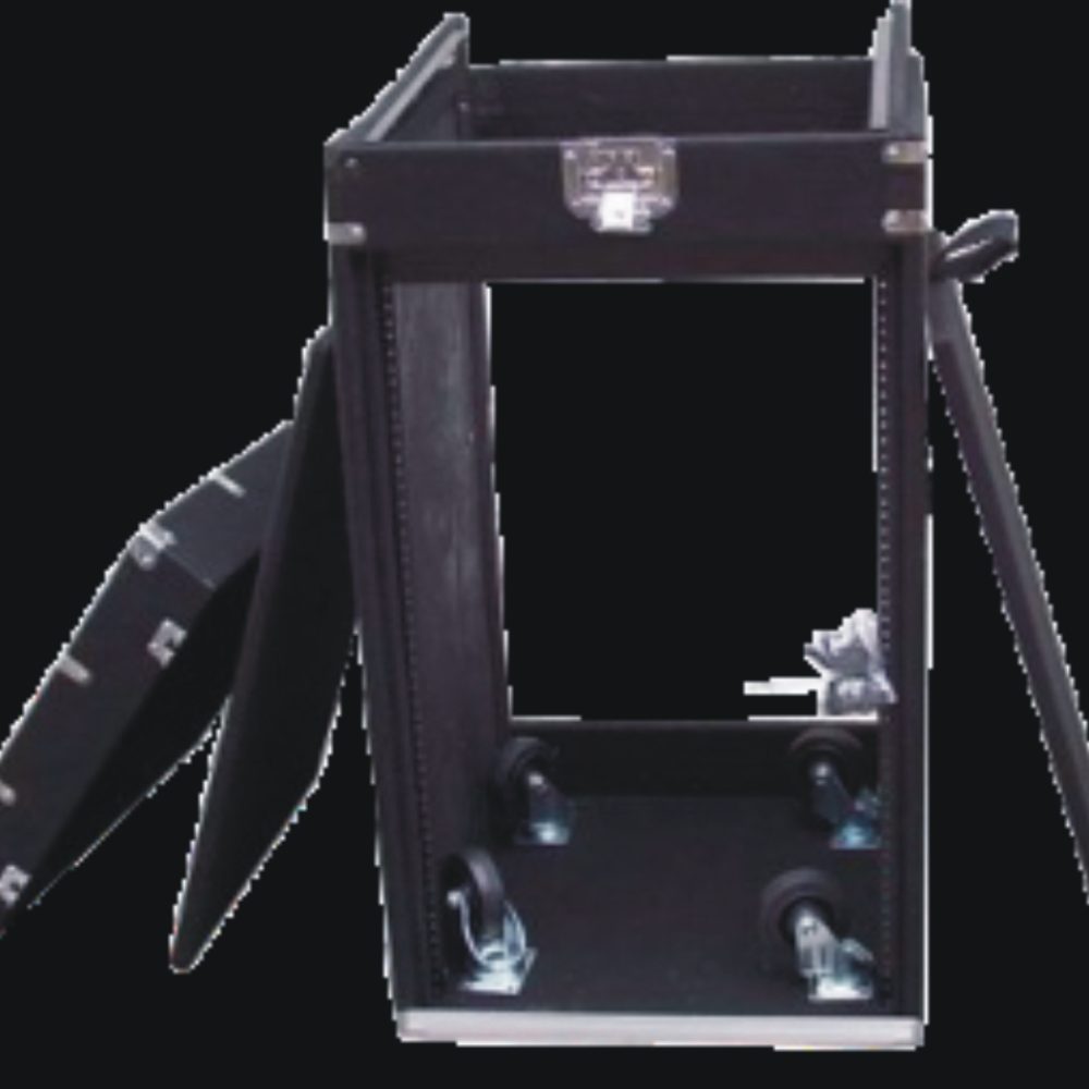 FCM12U FLIGHT CASE DE MOQUETA 12 UNIDADES