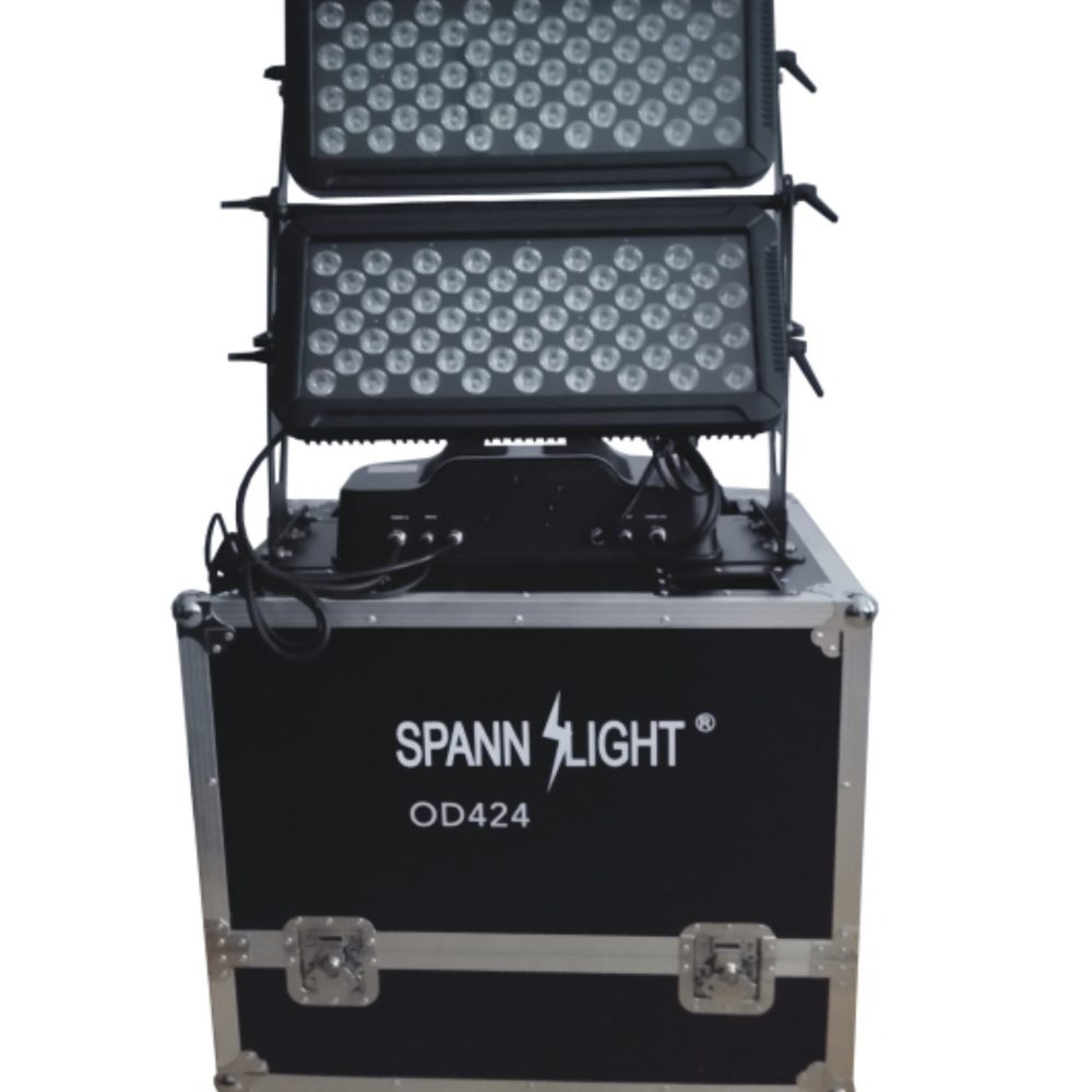 OD424 PROYECTOR/BAÑADOR LED PARA EXTERIORES E INTERIORES + 1 FLIGHT CASSE