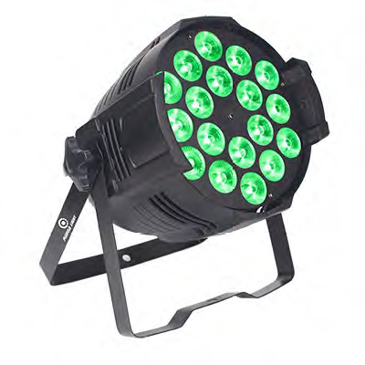 PL050 FOCO PAR LED 18x12W RGBWA+UV 6 IN 1 LED