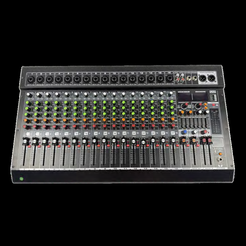 MG1636 HD-12 MEZCLADOR 16 INPUT MIC/LINE