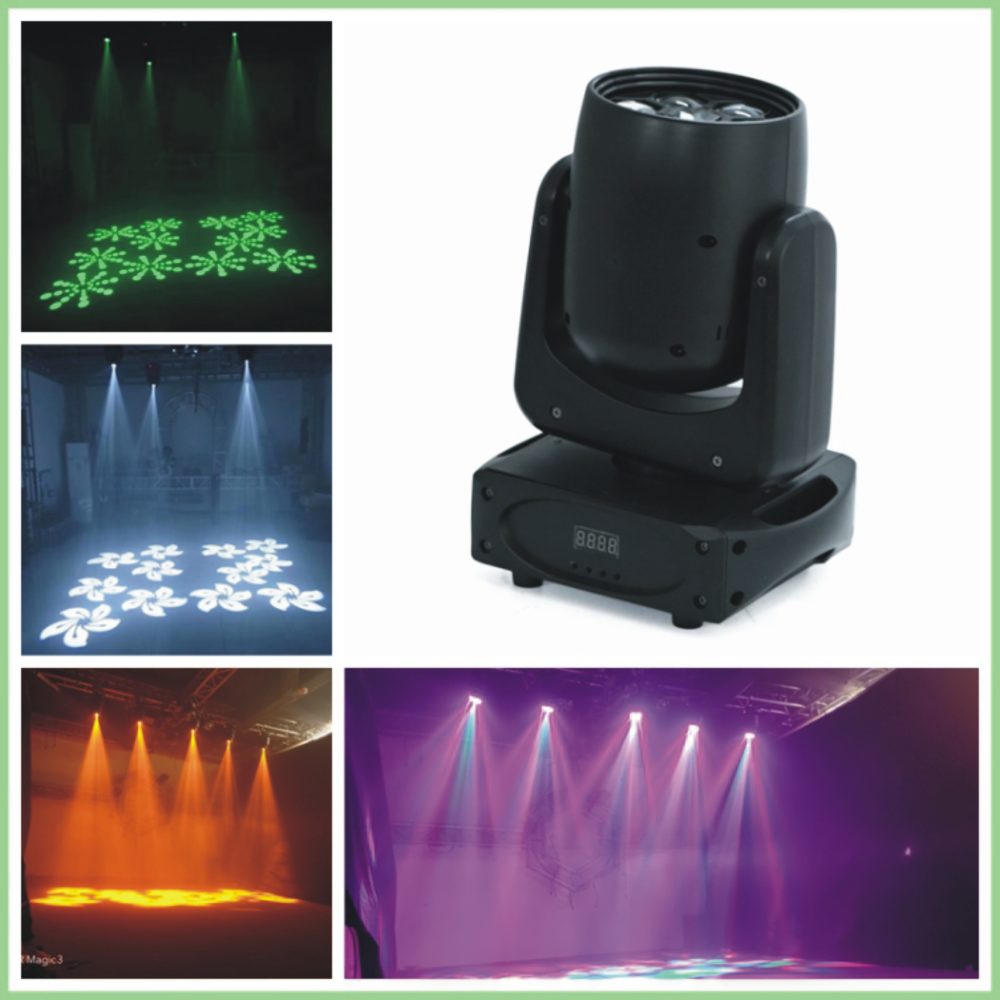 MH70L3 CABEZA LED BEE EYES 140W RGBW 4 IN 1 PRISMA DE 3 CARAS