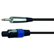 SPKMJ10M Manguera speakon macho/jack mono 10 Metros