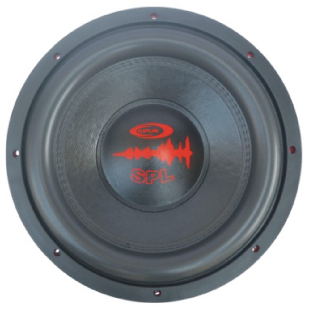 KIPUS SPL-122 Subwoofer 12″ especialmente diseñado para competición de SPL. 2.000 w rms/7.000 w max. Doble bobina de 2+2 Ω.