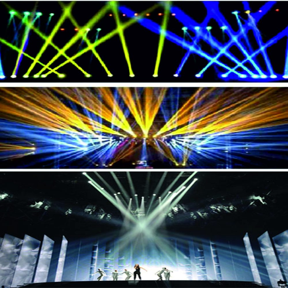 PACK2PS350 PACK DE 2 CABEZAS 17R BEAM+SPOT+WASH 3 IN 1 LÁMPARA DE 350W + 1 FLIGHT CASSE 2 IN 1