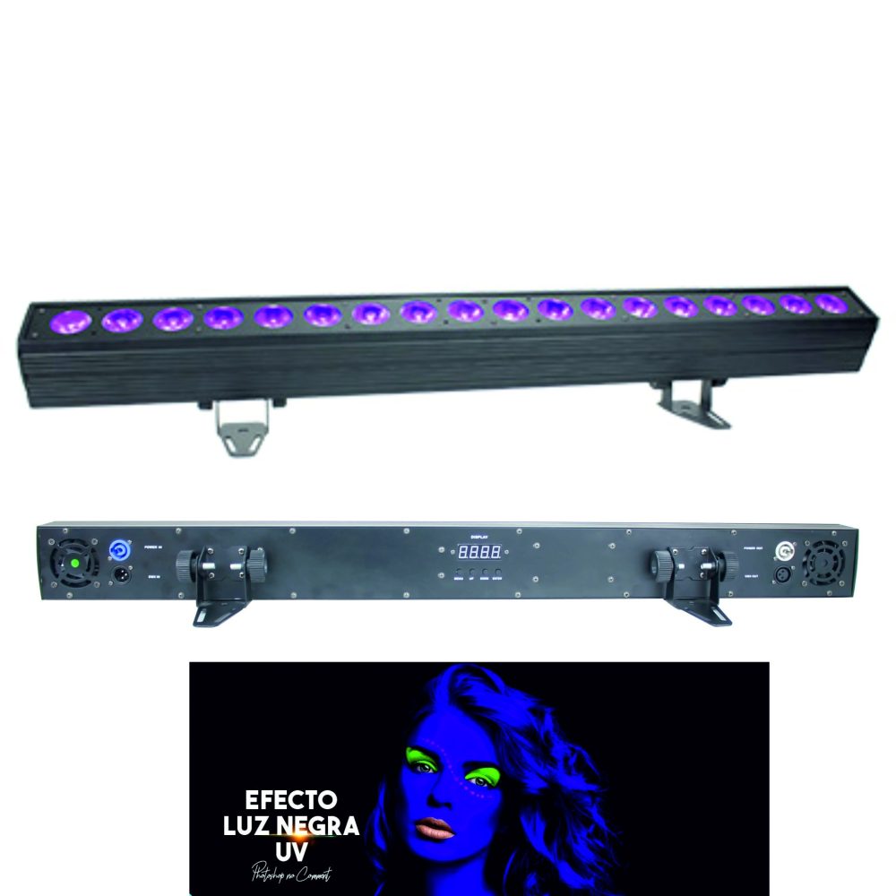 EF218 BARRA LED UV (LUZ NEGRA) 180W (18x10W)