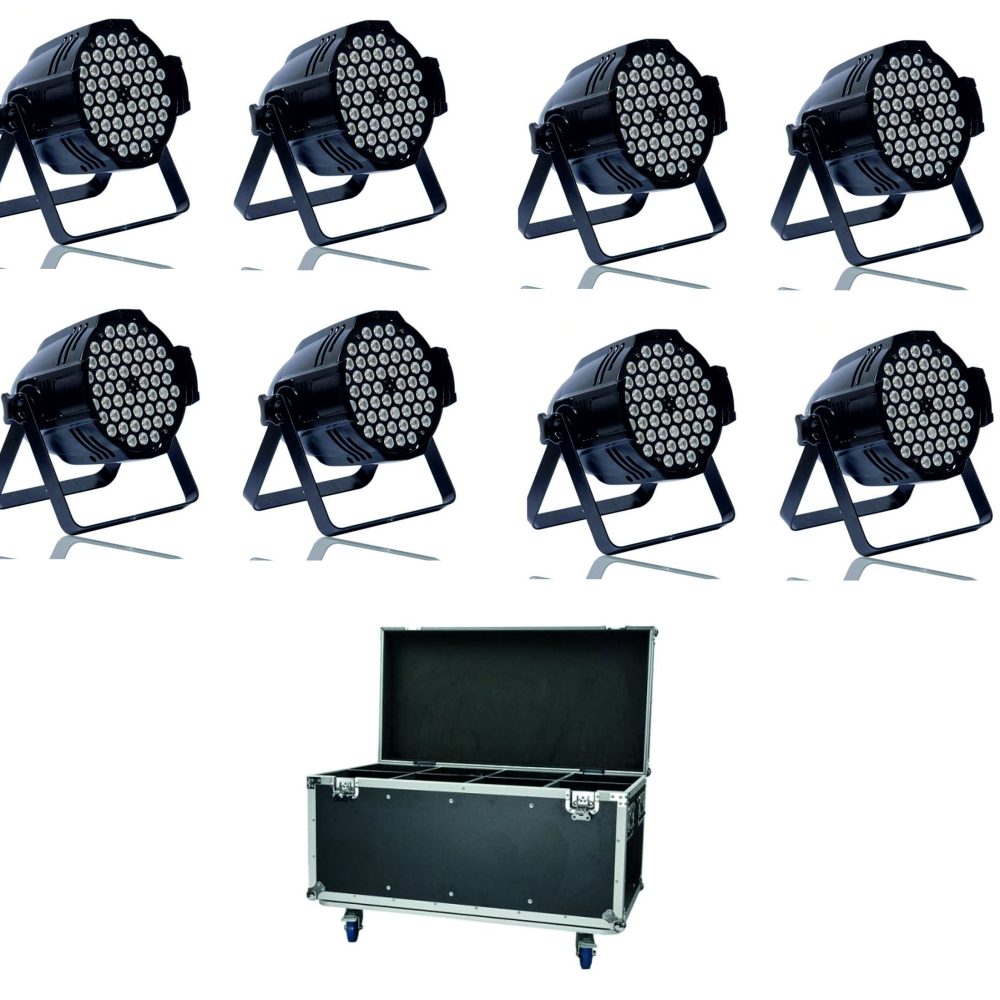 PACKPL001F PACK 8 FOCOS PL001F+FLIGHT CASE FC8