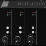 Amplificador mezclador matriz para megafonía de 2 zonas 240 W por zona