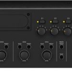 Amplificador mezclador para megafonía mono de 6 zonas 1 x 600 W