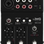 Mezclador de audio miniatura de 2 canales