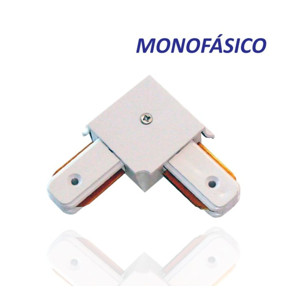 CONECTOR MONOFÁSICO L BLANCO