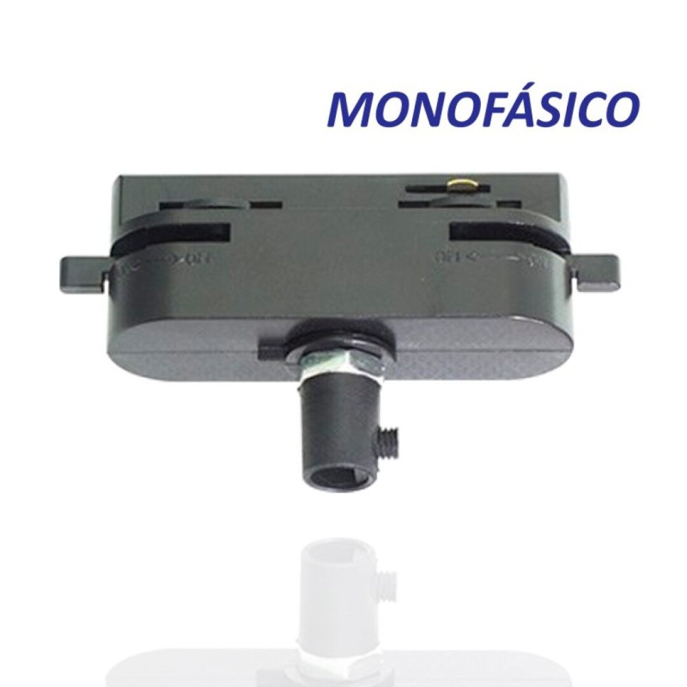 ADAPTADOR CARRIL MONOFÁSICO NEGRO