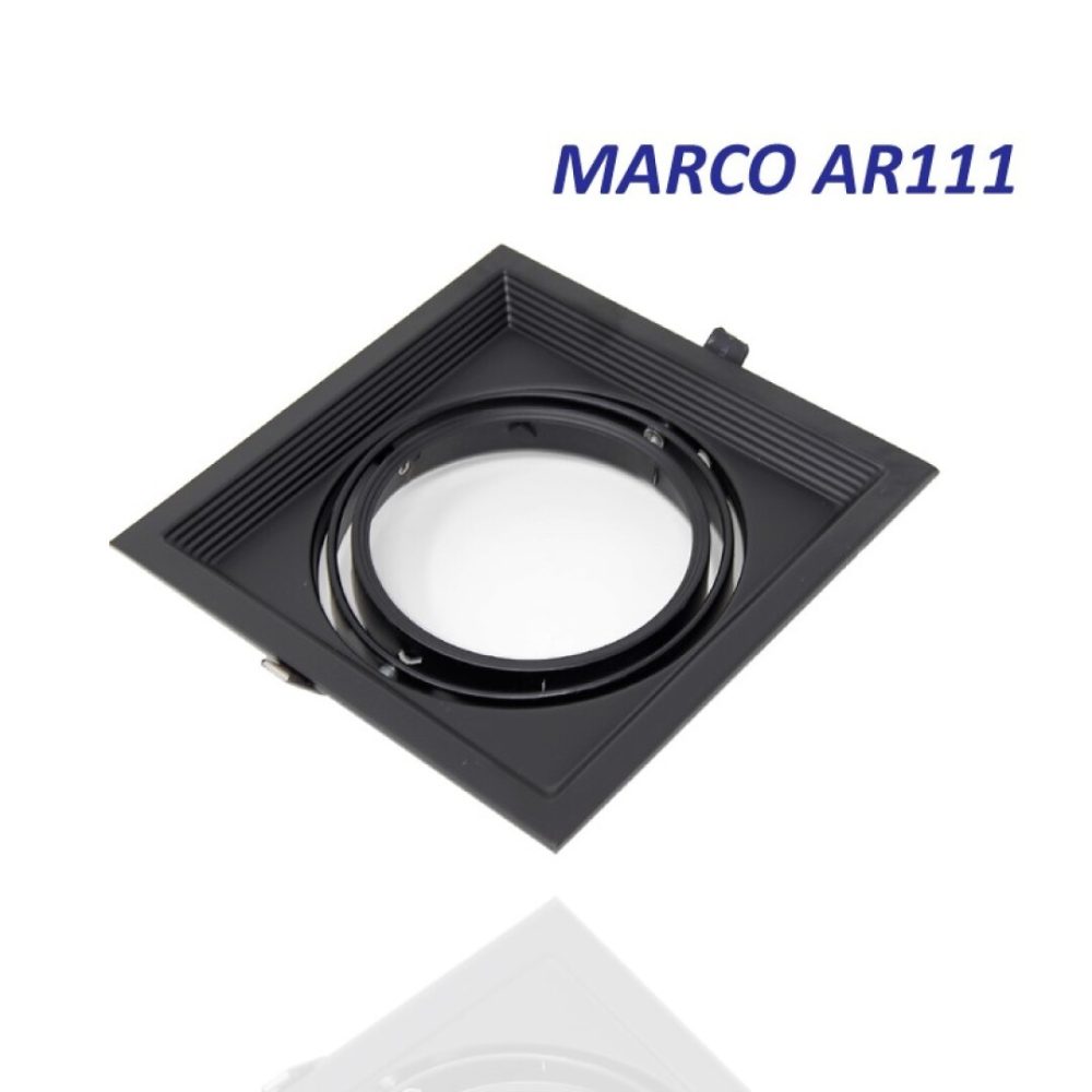 MARCO AR111 1 AGUJERO NEGRO