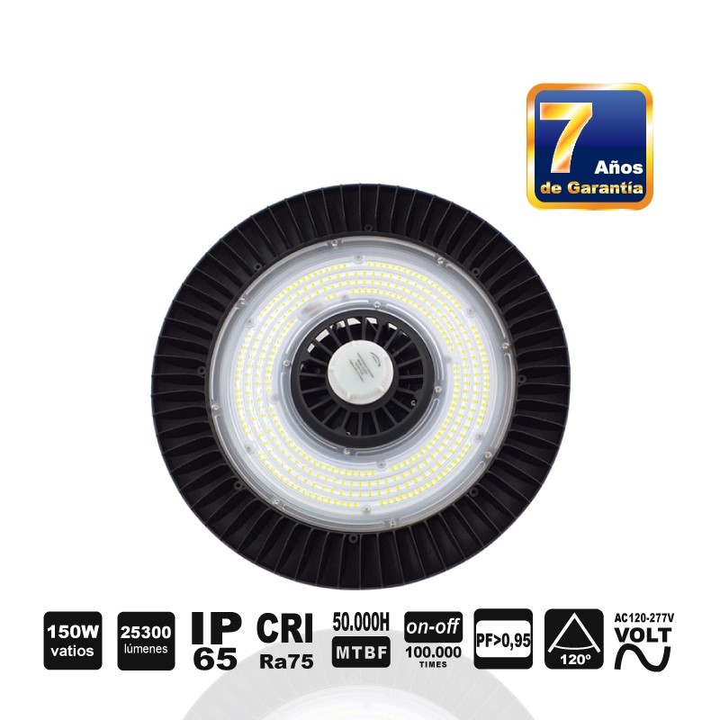 VHB150WN CAMPANA LED ANTARES 150W 5000K 25300LM SMART NEGRA