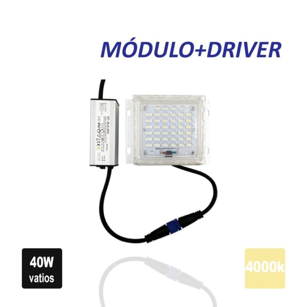 MÓDULO FAROLA 40W 4000K + DRIVER
