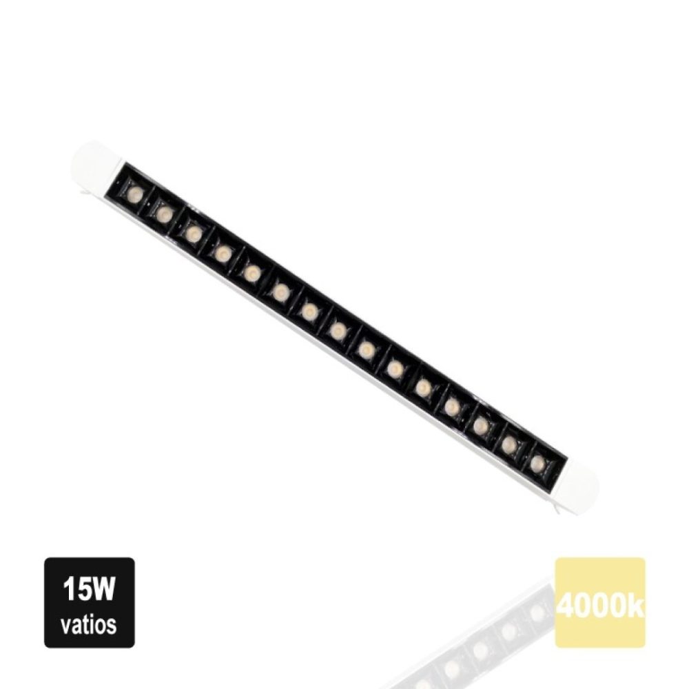 LINEAL MONOFÁSICO 15W 4000K MODELO RINO