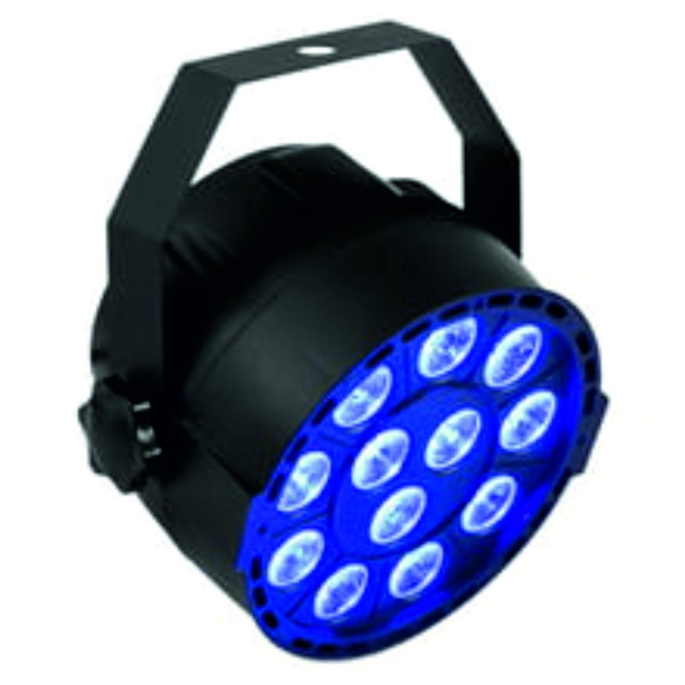 PL015F FOCO PAR LED 12×1,5W RGB 3 IN 1 18W