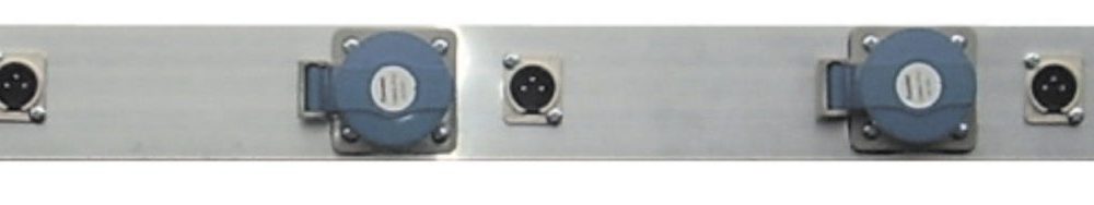 BA4DMXE BARRA IGUAL QUE LA ANTERIOR (BA4DMX-M) PERO SIN CONECTORES PARA PUENTEAR CON OTRA BARRA.