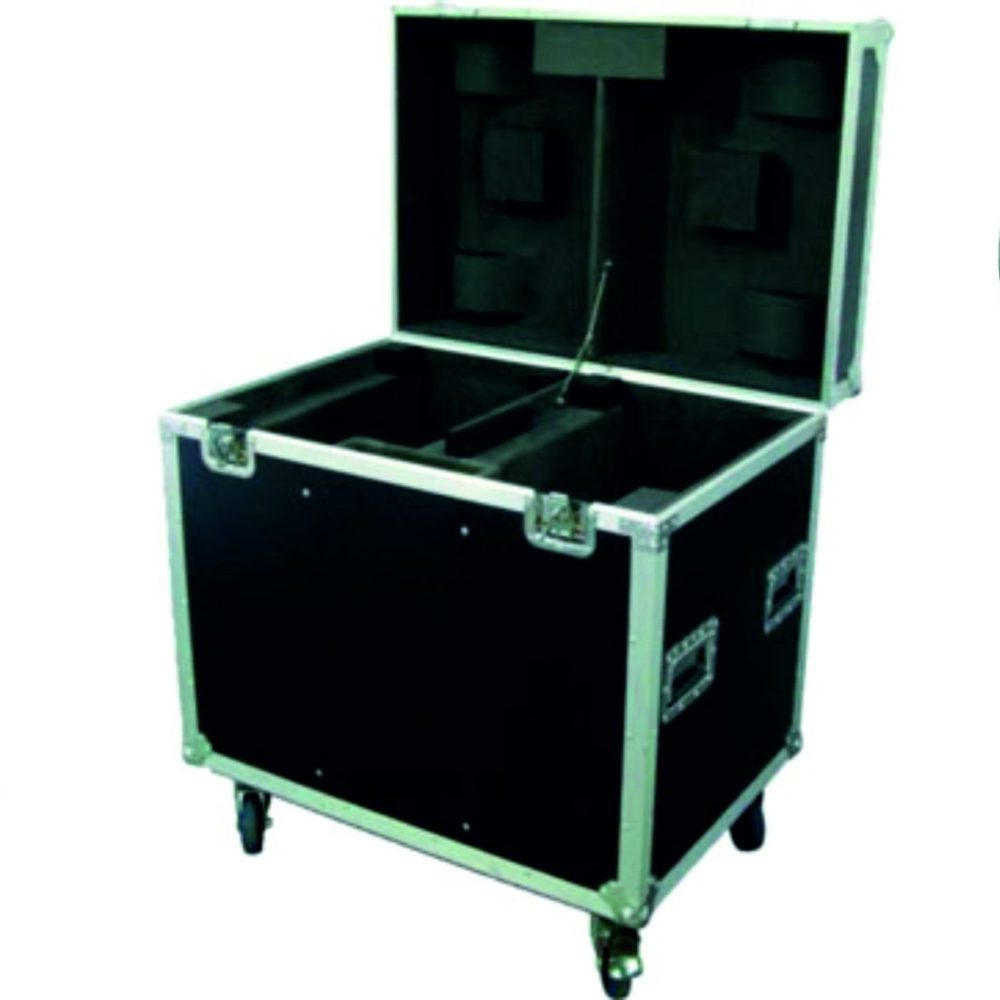PACK2MH260A 2 CABEZAS BEAM 9R 260 WATIOS + 1 FLIGHT CASE 2 IN 1