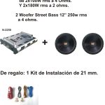 Etapa 2x100w + 2 woofer 12"