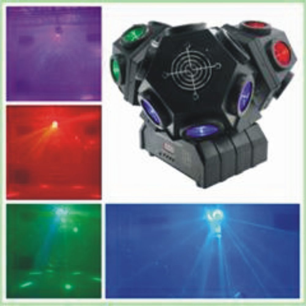 MH123 EFECTO LED GIRATORIO 18x10W RGBW 4 IN 1