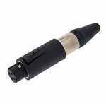 1 Metro Cable con conector Neutrik unisex XLR macho/hembra a jack stéreo