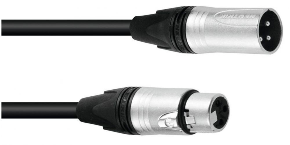 CNDMX2M3P 2 METROS CABLE NEUTRIK DMX CABLE XLR 3PIN CABLE TASKER