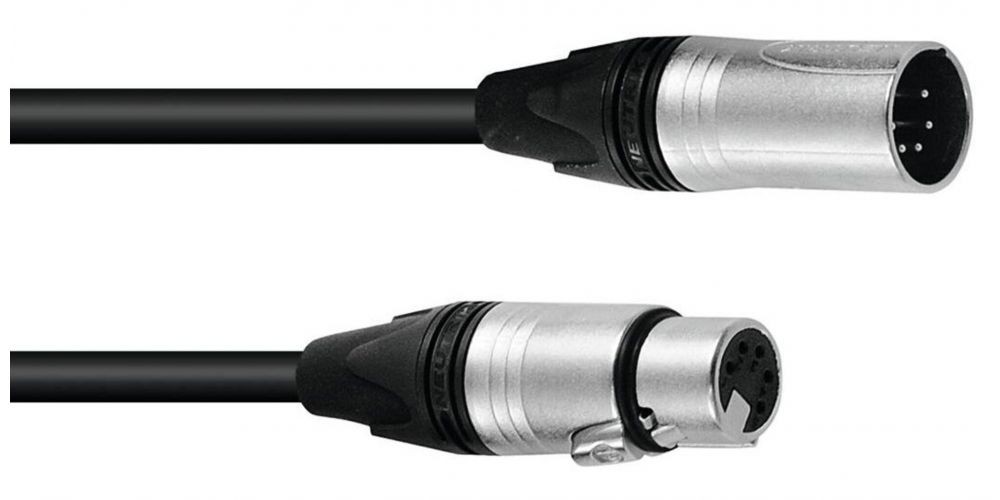 CNDMX20M5P 20 METROS CABLE NEUTRIK DMX CABLE XLR 5PIN CABLE TASKER