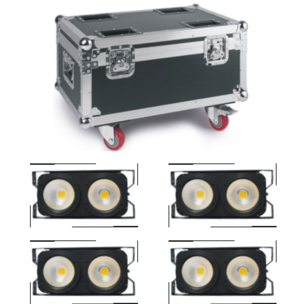 PACKGZ2B PACK 4 CEGADORAS + FLIGHT CASSE LUZ FRIO/CALIDO