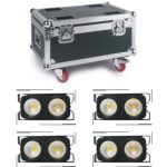 PACK 4 CEGADORAS + FLIGHT CASSE