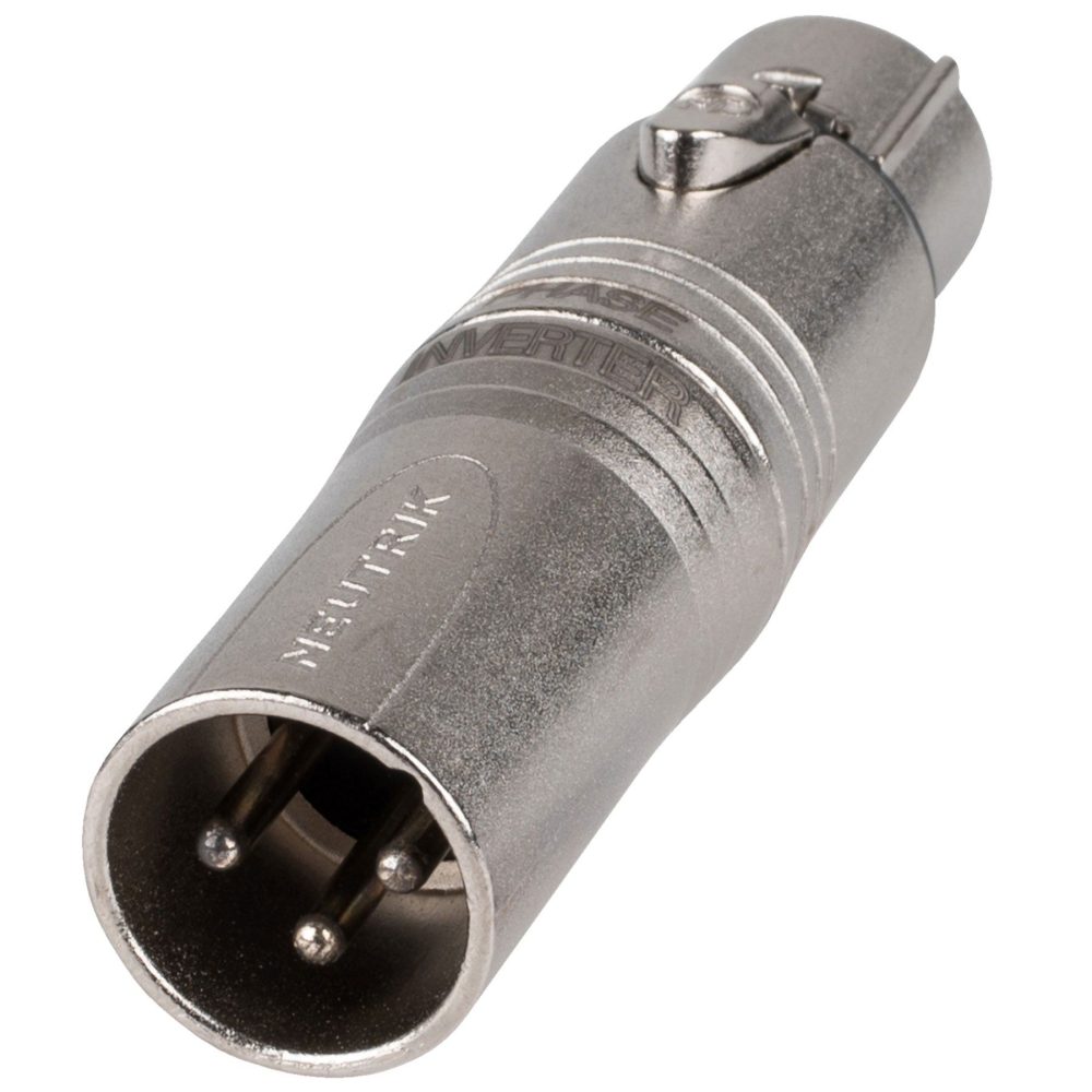 NA3FMX Adaptador inversor de fase XLR macho a XLR hembra.