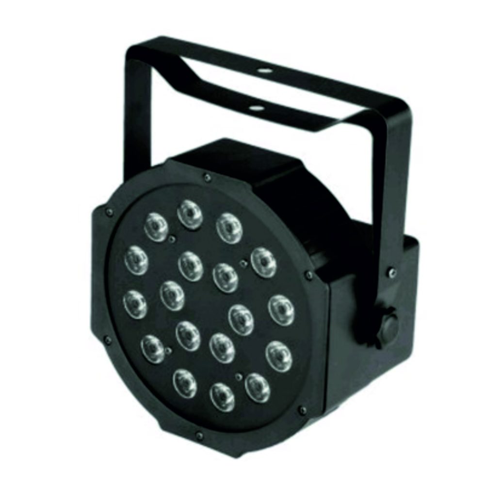 PL005F FOCO PAR LED 18×1,5W RGB 3 IN 1 LED