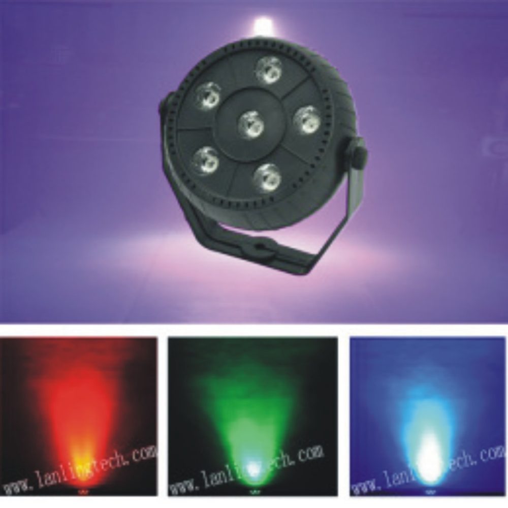 PL016 FOCO LED TIPO PAR 36 6×1,5W RGB 3 IN 1 9W